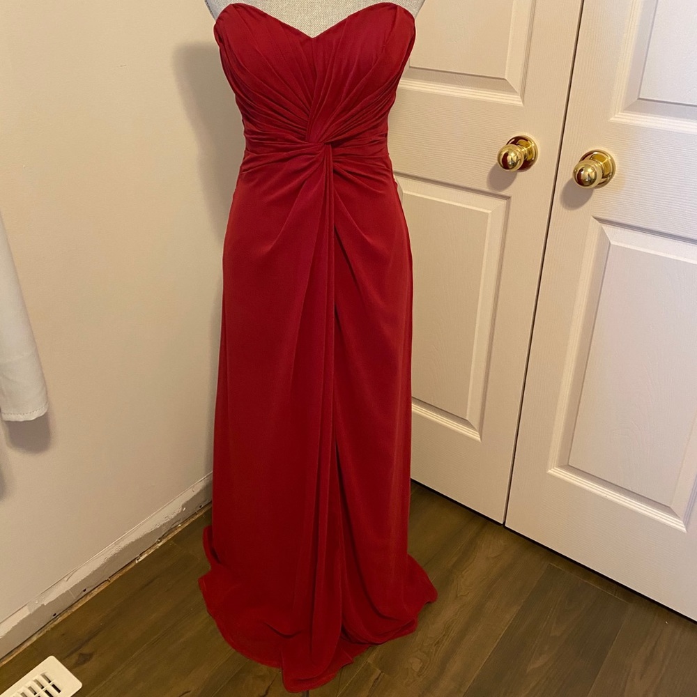Red prom or bridesmaid dress